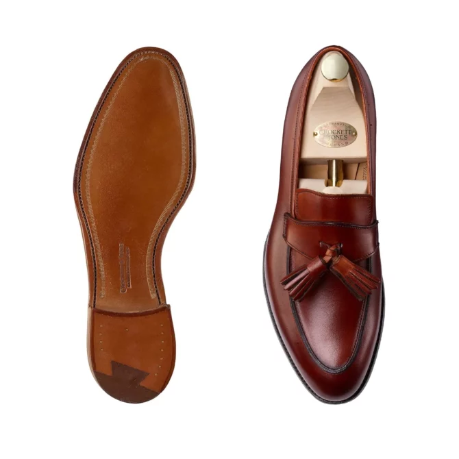 Crockett & Jones Sophie 2  - Chestnut Burnished Calf Tassel Loafer