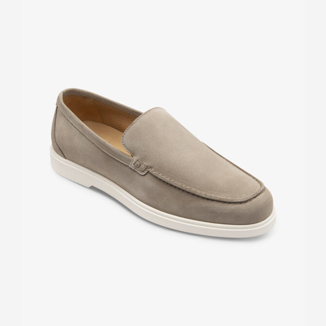 Loake Tuscany Stone Suede Loafers