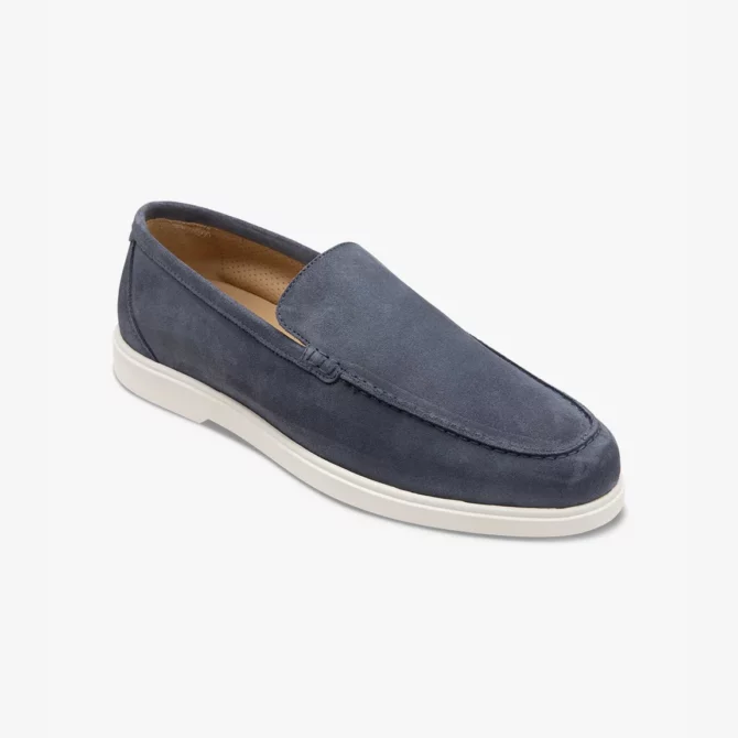 Loake Tuscany Denim Suede Loafers