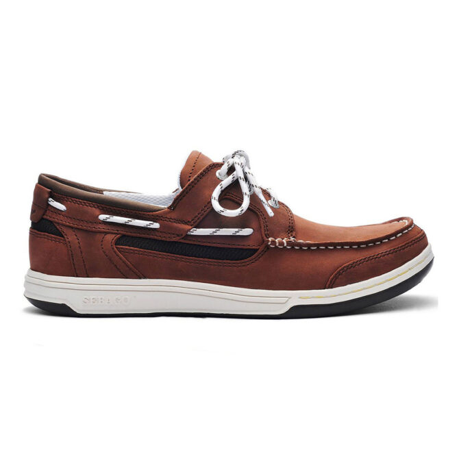 Sebago Triton 3 Eyelet Dark Brown Deck Shoe