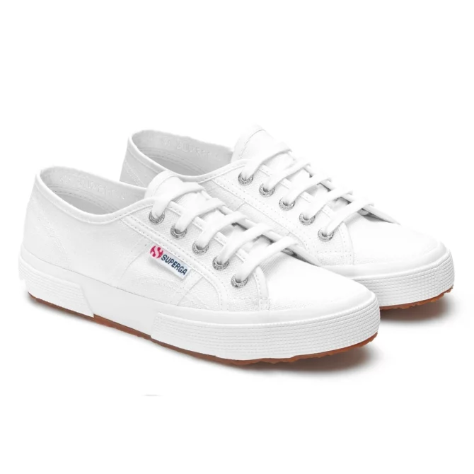 Superga Men's 2750 Cotu Classic White Canvas Trainer