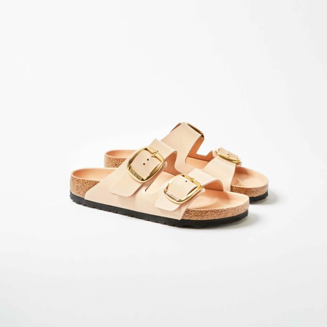 Birkenstock Arizona Big Buckle High Shine New Beige