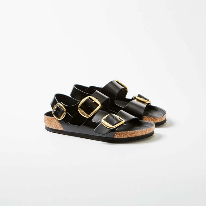 Birkenstock Milano High Shine Black